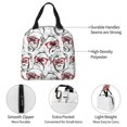 thumbnail image 3 of Yiaed Monkey Print Insulated Lunch Bag Reusable Cute Tote Lunch Box, Leakproof Cooler Lunch Bags for Work Office Travel School Picnic, 3 of 5