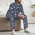 thumbnail image 7 of Sikiie Bamboo Panda Mens Pajama Set, Soft Warm Long Sleeve Sleepwear, Cozy Button-Down Pjs for Men-Medium, 7 of 7