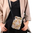 thumbnail image 4 of HELLHERO Crossbody Sling Bags Colourful Daisies Vintage Polyester Adjustable Shoulder Strap Unisex 4.33"x1.97"x7.09" Casual Use, 4 of 7