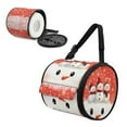 thumbnail image 2 of ZIATUBLE Christmas Snowman Toilet Paper Holder Hand Snowflakes Camping Toilet Paper Pack Dustproof Paper Towel Storage Container Washable Toilet Paper Holder with Storage, 2 of 7