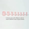 thumbnail image 2 of Agitador de esmalte de uñas eléctrico con base - Herramienta de manos libres rosa para mezclar de manera eficiente el pegamento de las extensiones de pestañas y el esmalte de uñas, 2 of 5