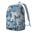 thumbnail image 2 of Durable Student Backpack with Artistic Butterfly and Floral Designs, Large Capacity and Waterproof Material, 2 of 5