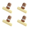 thumbnail image 1 of Cartoon Face Multipurpose Food Clips For Fresh Keeping Sealing Snacks Bags Chips And Fruits Home Kitchen Use 4PCS, 1 of 8