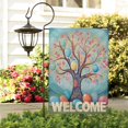 thumbnail image 3 of Happy Easter Day Garden Flag Linen Outdoor Flag Colorful Eggs Yard Flags Double Sided House Flag for Home,indoor ,12.5''×18''in., 3 of 4