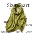 thumbnail image 3 of Lumtrix Women’s Scarf Soft Fall Winter Wrap 70.87 Inch Long Lightweight Shawl with Tassel Fashion Scarves H One Size, 3 of 5