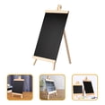 thumbnail image 3 of Raindrops 1Pcs Message Chalkboard Sign Black Rectangular Wood Advertising Display for Home Decor Weddings, 3 of 8