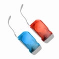 thumbnail image 3 of Linterna LED de emergencia para exteriores, minimanual, con manivela (roja y azul), 3 of 14