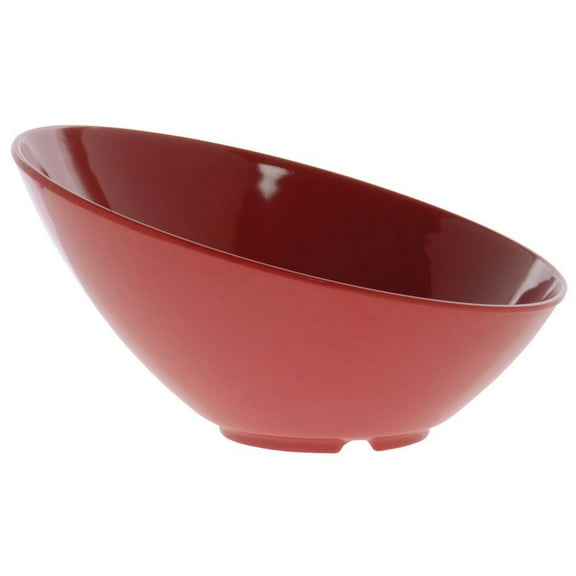 G.E.T. Angled Cascading Serving Bowl for Salads, Snacks and Pasta, 1 Quart / 10", Red