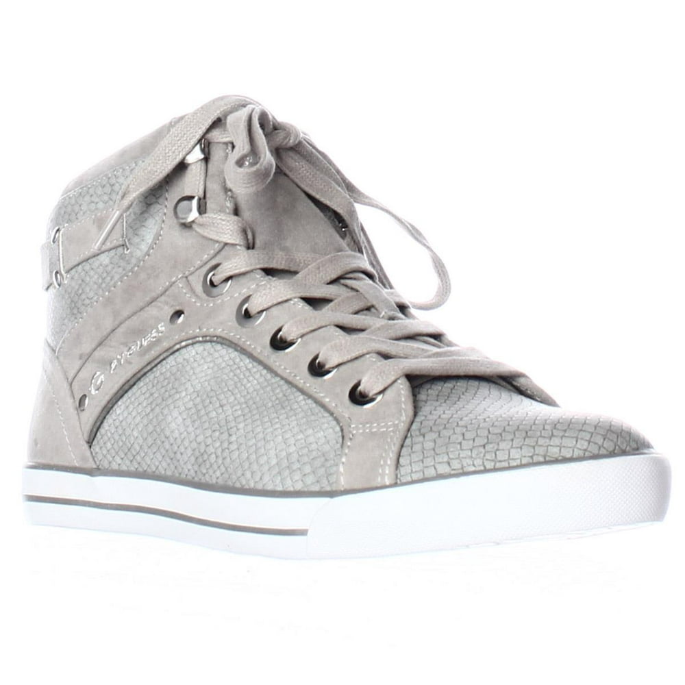 GUESS - Womens G Guess Opall12 High Top Fashion Sneakers - Gray Multi ...