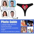 thumbnail image 2 of Custom Thong for Women Personalized Thongs with Face Photo Customized underwear Panties Funny Gifts for Her, 2 of 10