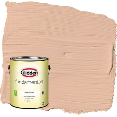 Glidden Fundamentals Starfish / Orange Semi-Gloss Interior Paint, 1 Gallon