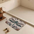 thumbnail image 6 of Bathroom Rug Bath Mat, Absorbent Non Slip Soft Microfiber Shaggy Plush Bath Rugs for Shower Dragonfly Print Boho Rug Welcome Mats Entryway Rug Doormats 19.7"x31.5", 6 of 8
