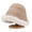 Beige, variant on Herrnalise Women's Hat Winter Solid Color Plush Bucket Cute And Warm Caps Hunting Fishing Hat