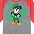 thumbnail image 3 of Disney - Leprechaun Mickey - Toddler And Youth Raglan Graphic T-Shirt, 3 of 6