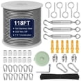 thumbnail image 1 of Kit de cables de acero inoxidable phepetroll 1/8 36 m con tensores, 1 of 7