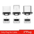 thumbnail image 1 of Cable magnético giratorio USLION 540, Cable de carga rápida USB tipo C para iPhone 11 12 Xiaomi, Cable Micro USB de carga magnética, Cable de teléfono Tan Jianjun unisex, 1 of 2