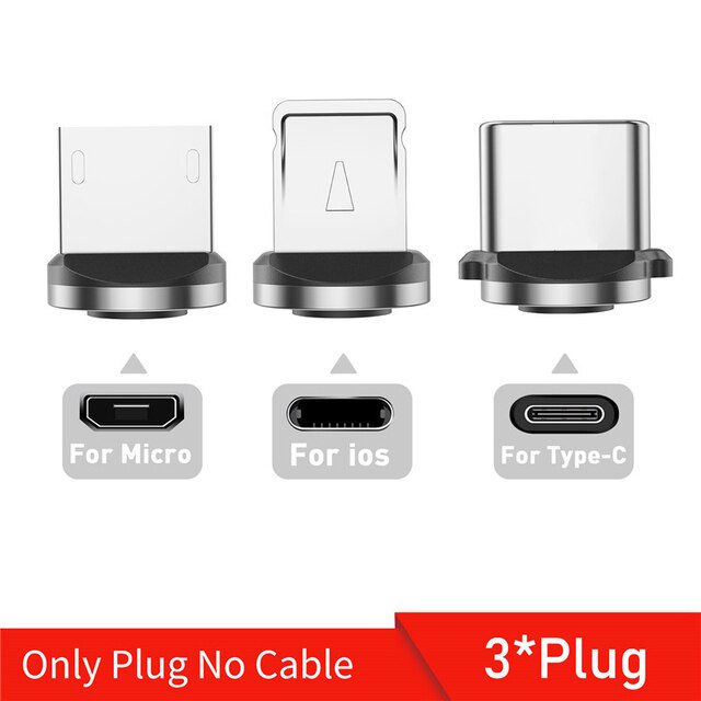 Cable magnético giratorio USLION 540, Cable de carga rápida USB tipo C para iPhone 11 12 Xiaomi, Cable Micro USB de carga magnética, Cable de teléfono Tan Jianjun unisex