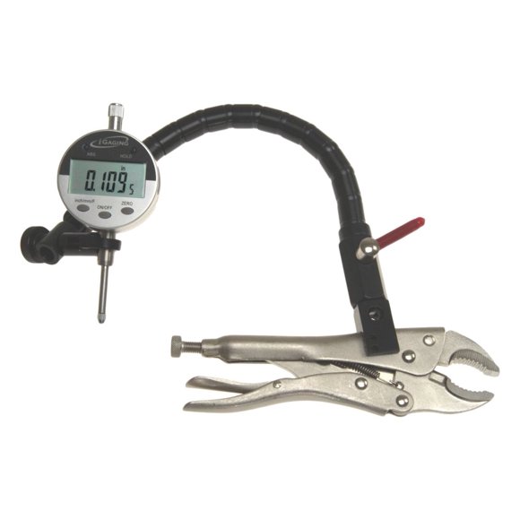 iGaging Flexible Arm Grip Clamp Vise Plier w/ 1" Electronic Digital Indicator