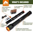 Ozark Trail 2600 Lumen LED Hybrid Power Flashlight with Alkaline