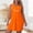 Orange(New), variant on PNTUTB Summer Women's Fashion Print Casual Round Neck Loose Loungewear Double Spaghetti Strap Nightgown