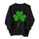 thumbnail image 1 of Suéteres de Manga Larga de Mujer con Cuello Redondo Impreso Suelto Casual para la Fiesta Del Día de San Patricio Y el Uso Diario, 1 of 6