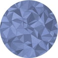 thumbnail image 1 of Ahgly Company Machine Washable Indoor Round Transitional Sky Blue Area Rugs, 3' Round, 1 of 7