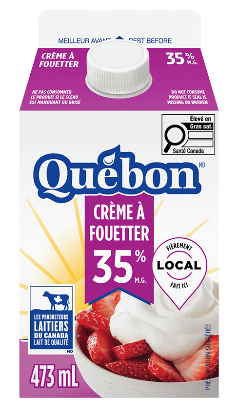 Québon 35% Whipping Cream, 473 mL