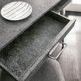 thumbnail image 5 of Furniture of America Jairo Industrial Metal Writing Desk with USB Outlet in Silver Finish, 5 of 10