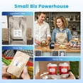 thumbnail image 5 of Phomemo M110 Label Maker Machine with Tape Barcode Printer Bluetooth Portable Thermal Printer, Wireless Label Maker with 100 Labels, for Small Business, Shipping, Clothing Tags & Mailing(Black), 5 of 10