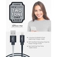 thumbnail image 4 of Liquipel Powertek iPad & iPhone Charger Cable, Fast Charging 6ft MFI Certified Lightning to USB Cord, Two Tone, 4 of 7