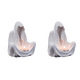 thumbnail image 1 of Portavelas fantasma, artesanía de resina de Halloween para suministros de fiesta en casa, color blanco, 1 of 4