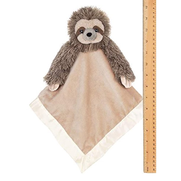 Bearington Baby Speedy Snuggler, Sloth Plush Stuffed Animal Security