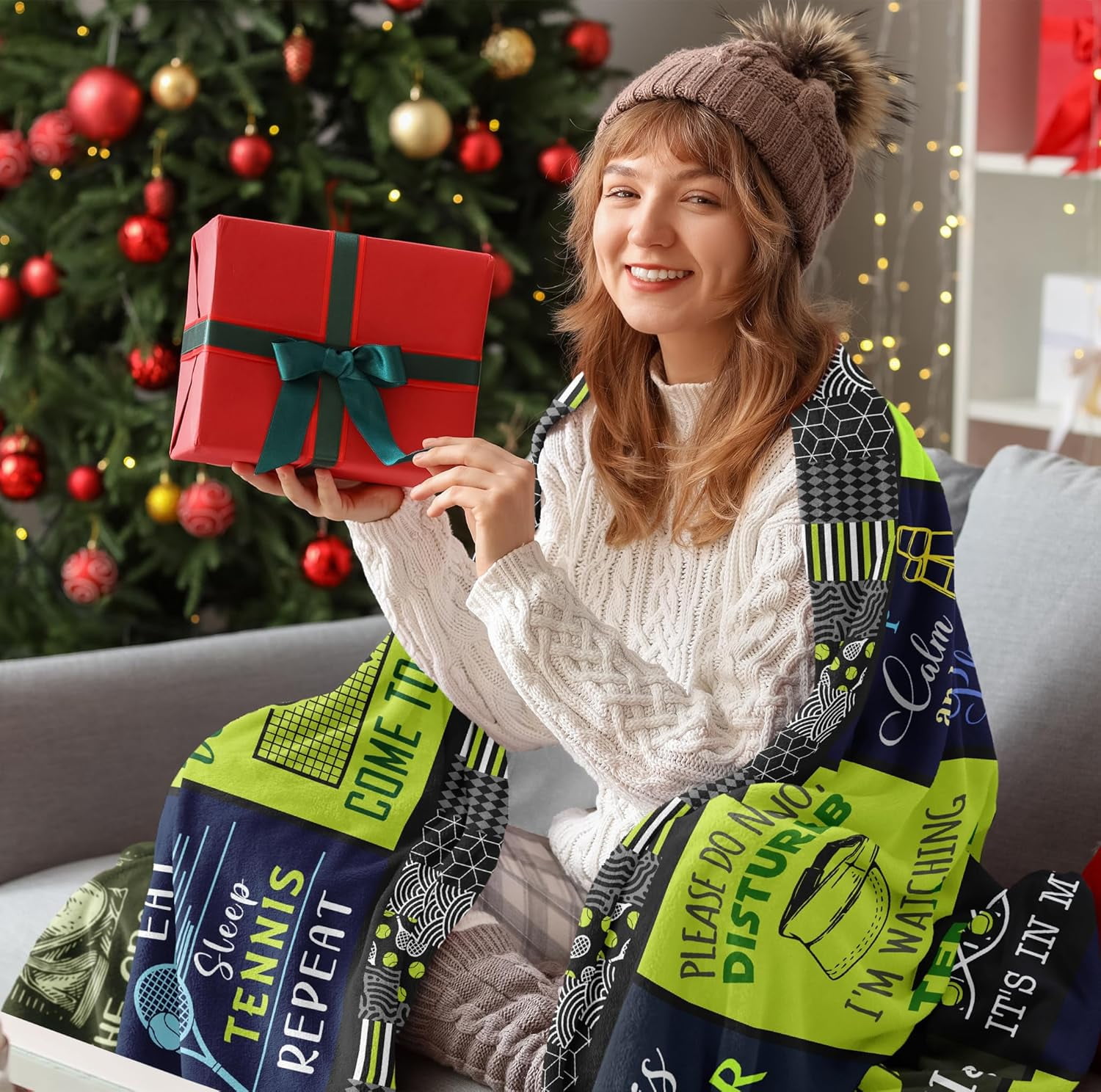 Tennis Gifts, Best Tennis Gifts for Men/Boys, Unique Valentine Tennis Gifts Women/Girls, Funny Tennis Gift Ideas, Gifts for Tennis Players/Lover, Tennis Themed Gifts, Tennis Coach Blanket