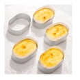 thumbnail image 2 of 10 Uds. De moldes de queso semicocidos, anillos ovalados de aleación de aluminio para tarta de queso con 100 Uds. De papeles de revestimiento lateral para tartas, utensilios de cocina para hornea, 2 of 5