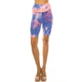 thumbnail image 2 of Women's Tiedye Honeycomb athletic Biker Shorts, 2 of 4