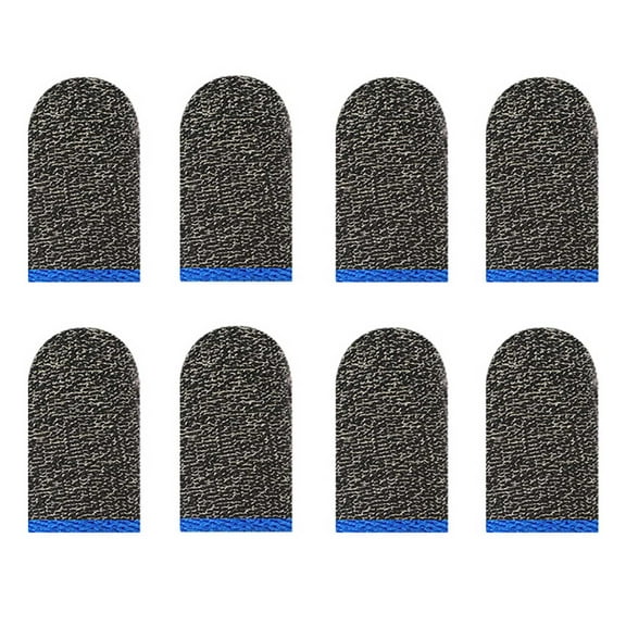 Gaming Finger Cots, Non-Slip, Sweat-Proof Touchscreen Gloves, Breathable, Chicken Cots 8-Piece Set
