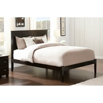 AFI Nantucket Queen Solid Wood Platform Bed, Espresso