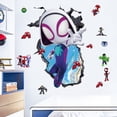 thumbnail image 3 of Spider and His Amazing Friends Spider Gwen Ghost Wall Decal, 3 of 6