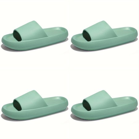 

HUNANYG Pillow Slippers Men Women House Shoe Slide Sandals Cushioned Thick Sole