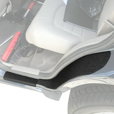 Red Hound Auto Door Entry Guards Scratch Shield 2002-2007 Compatible with Jeep Liberty 4pc Rear Doors Only Sill Kit Protector Set Paint Protection Guard