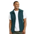 thumbnail image 3 of Men's Full-Zip Polar Fleece Vest, Teal L, 1 Count, 1 Pack, 3 of 7