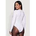 thumbnail image 4 of Women's Plus Size Long Sleeve Scoop Neck Bodysuit, 4 of 4