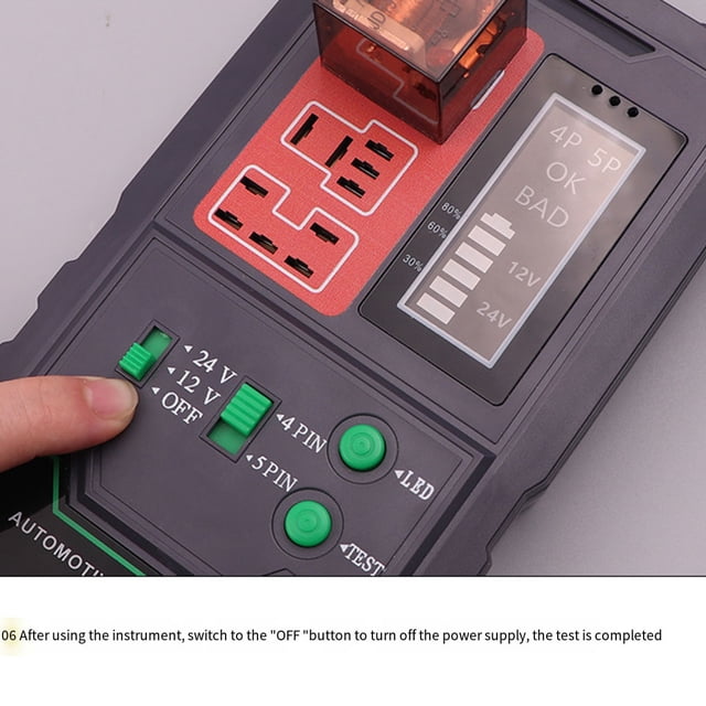 VONKY ABS Conveniently Carry Car Relay Tester Working Continuously Simply Circuit Testing Kit For Cars