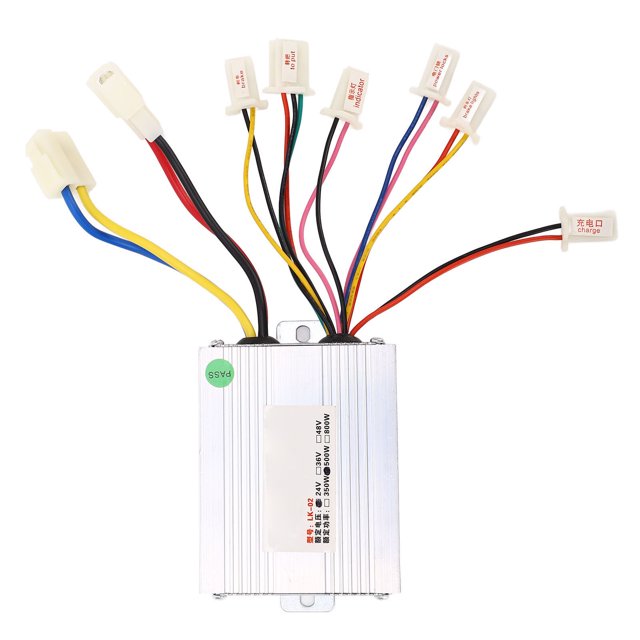 Caja del controlador de velocidad del motor protección múltiple confiable Controlador de cepillo de bicicleta eléctrica de 24 V 500 W para motocicleta eléctrica ANGGREK Otros