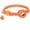 Orange, variant on Cat Collars, Breakaway Collar with Holder and Bells, Cute Personalized Collar with Fish Adjustable Length (Purpul)