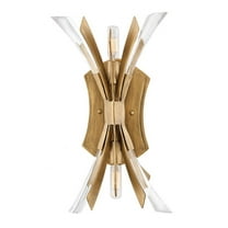 Vida-Two Light Wall Sconce-9 Inches Wide By 17.25 Inches Tall-Burnished Gold Finish Fredrick Ramond Lighting Fr40902bng