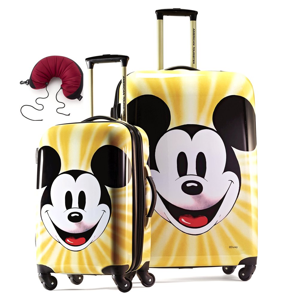 American Tourister Disney 2PC Spinner Set w/ Travel Pillow (Mickey