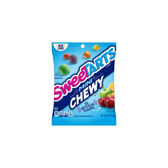 Wonka Sweetarts Tangy Candy Mini Chewy 6 Ounce (Pack of 4)