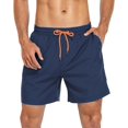 thumbnail image 3 of SURJDE Mens Swim Trunks Quick Dry Mens Board Shorts Bathing Suits Mens Swim Trunks with Compression Liner, 3 of 7
