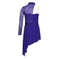 thumbnail image 4 of inlzdz Girls Lyrical Dance Costume Ballet Dance Leotard Dress Ballroom Modern Contemporary Dancewear Purple 14, 4 of 7